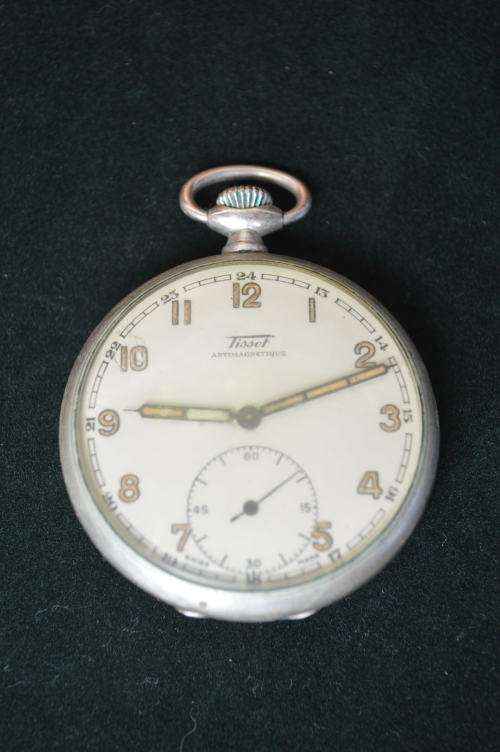 1945 WW2 Tissot pocket watch