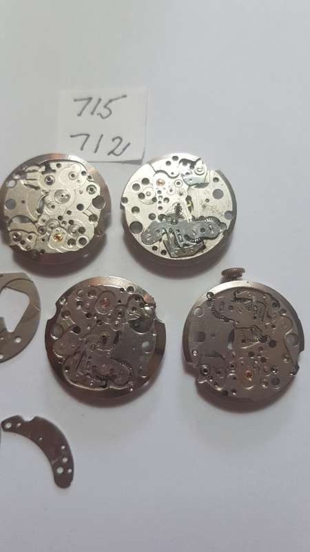 Oris 715 712 movements for spares