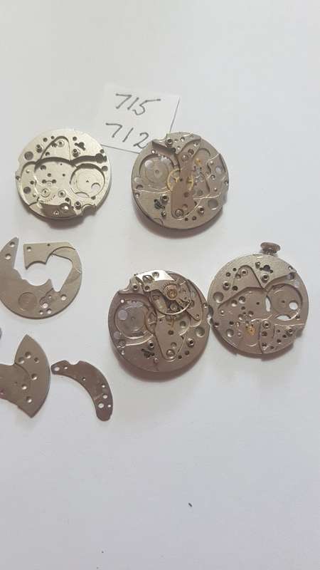 Oris 715 712 movements for spares