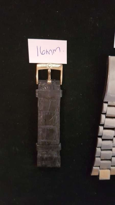 OMEGA watch clasps and strap