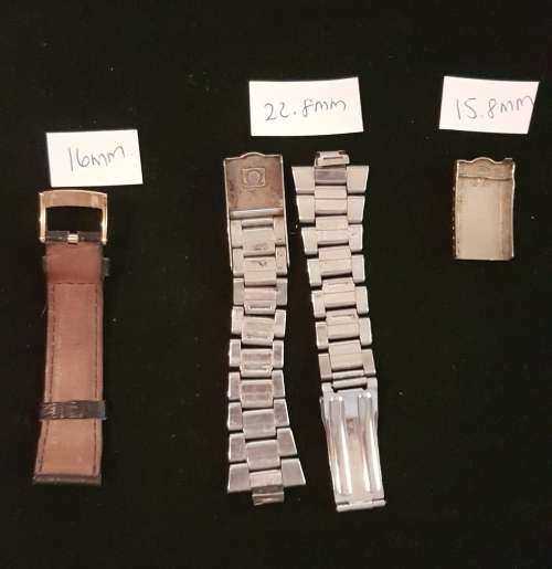 OMEGA watch clasps and strap