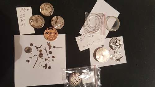 Assorted FHF movements for spares/repairs