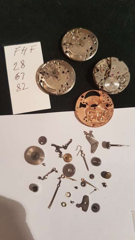 Assorted FHF movements for spares/repairs