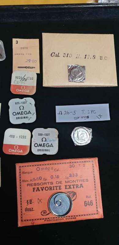 One lot of various Omega parts