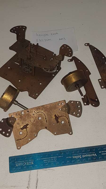 incomplete clock ovement for spares keinzle 502k