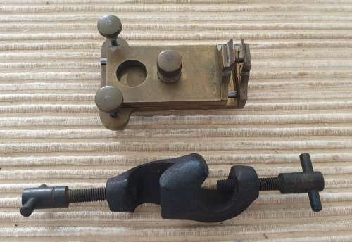 Vintage Watchmaker Clamp & Balance poising tool