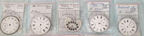 20 x Mixed Pocket Watch Used Dials.