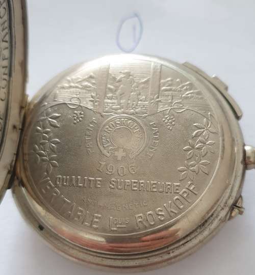 3 x Vintage Roskopf Pocket Watches. ` For Repairs `