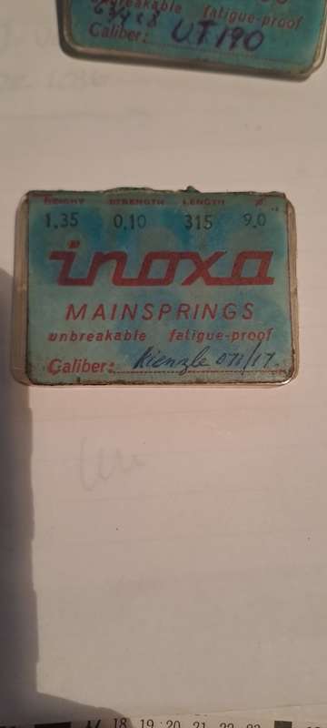 Inoxa Main spring as per pic