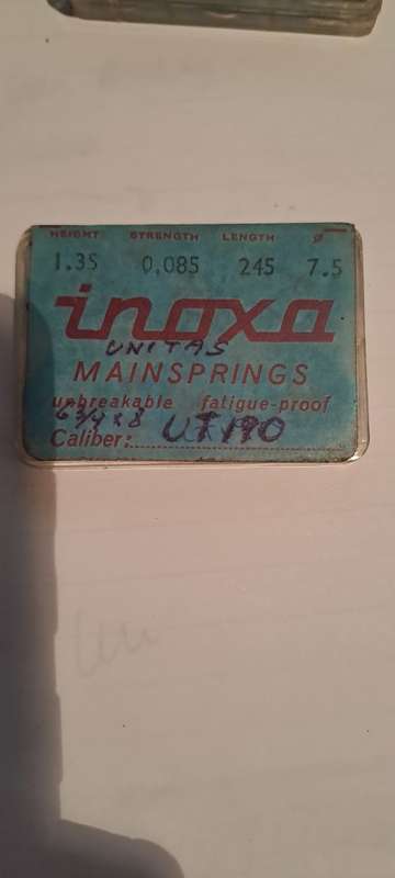 Inoxa Main spring as per pic