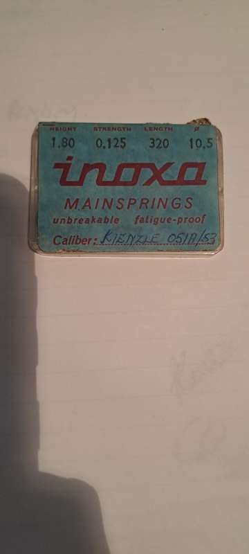 Inoxa Main spring as per pic