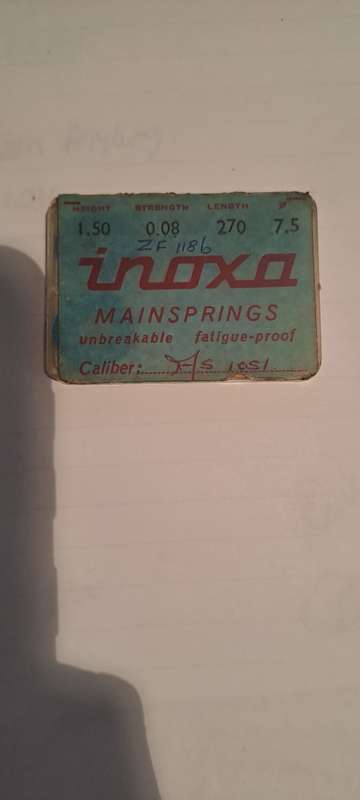 Inoxa Main spring as per pic