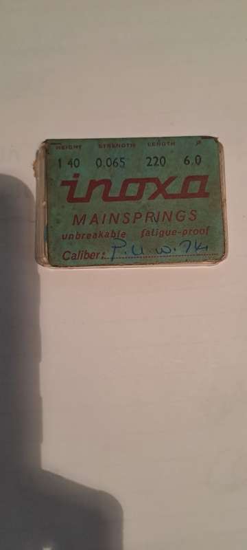 Inoxa Main spring as per pic