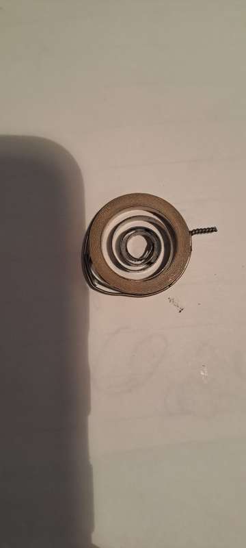 Cyma clock spring