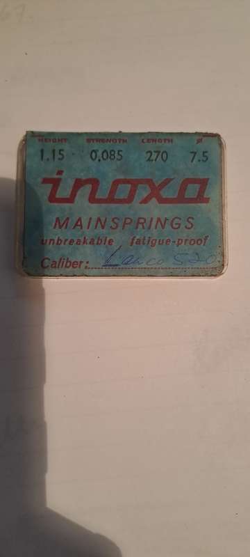 Lanco main spring 520