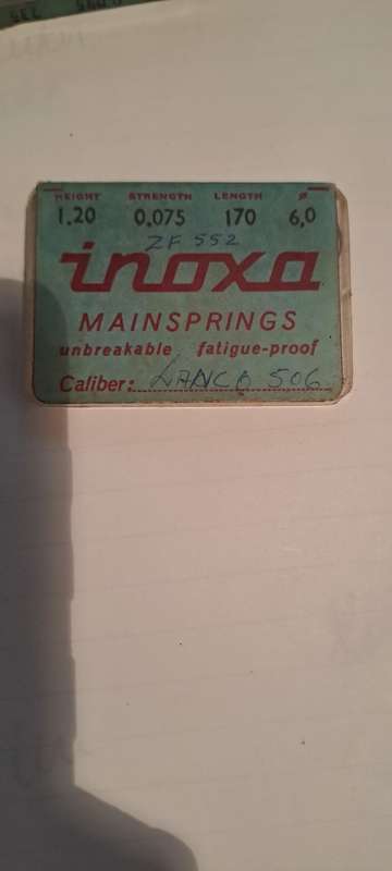 Lanco main spring 506