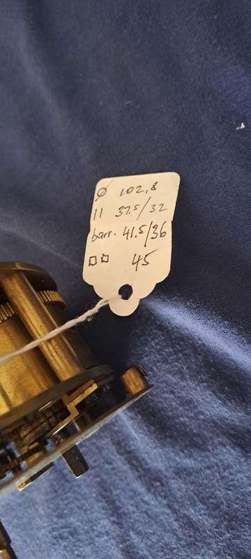 French clock movement Madaille D`or Paris 1827