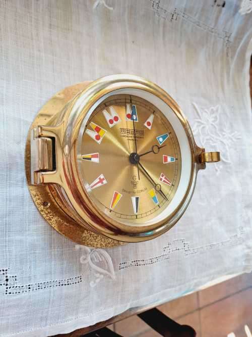 Wempe Chronometerwerke Hamburg Regatta Ships Quartz Clock by Corum.