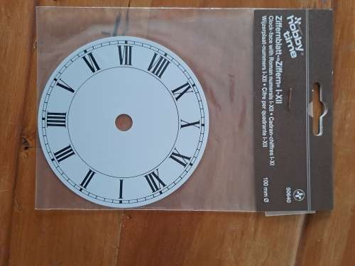 Hobby time 100mm aluminum clock dial