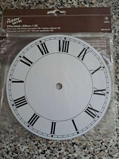 Hobby time aluminum clock dial 160mm