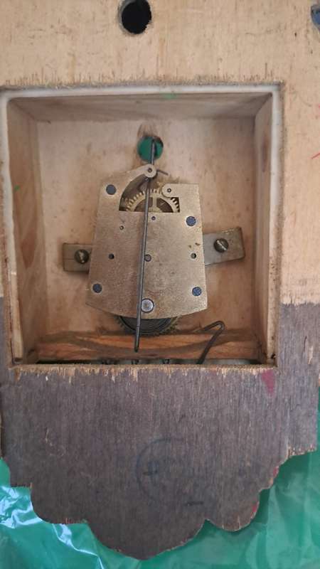 Working miniature cuckoo clock
