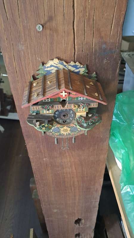 Working miniature cuckoo clock
