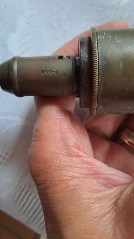 Antique  gun powder flask