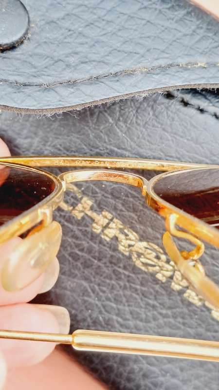 RAY BAN B&L W1661 NTAS 58MM CHROMAX DRIVING SERIES LENS AVIATOR VINTAGE SUNGLASSES W/CASE