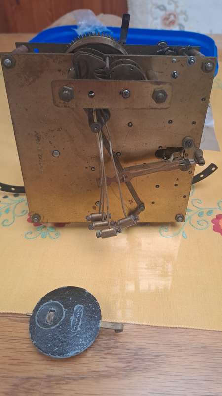 brits 308/58 clock movement working with pendulum