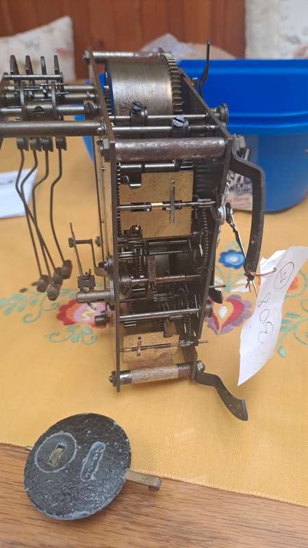 brits 308/58 clock movement working with pendulum