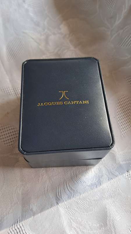 Gold Plated Royal Flush Jacques Cantani mens dress watch