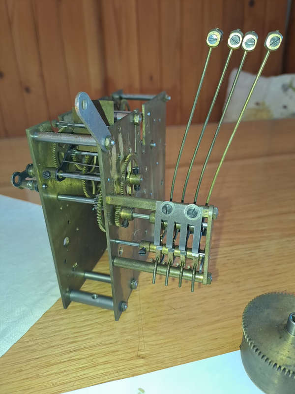 French wall clock for spares or repairs