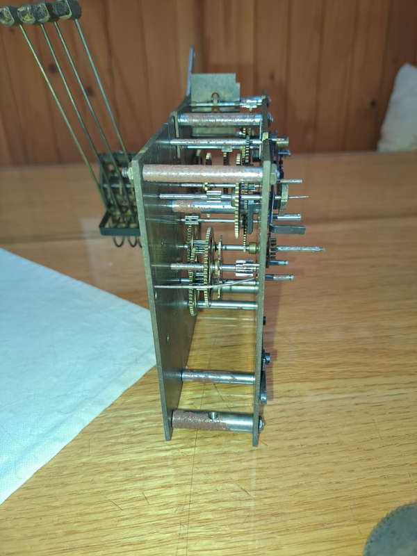French wall clock for spares or repairs