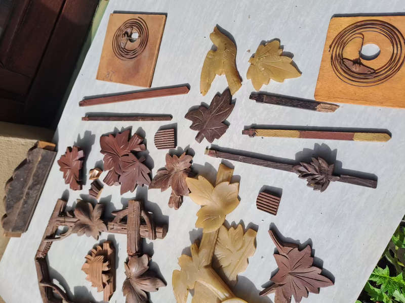 Lot one.  Lot of cuckoo clock parts for spares or repairs