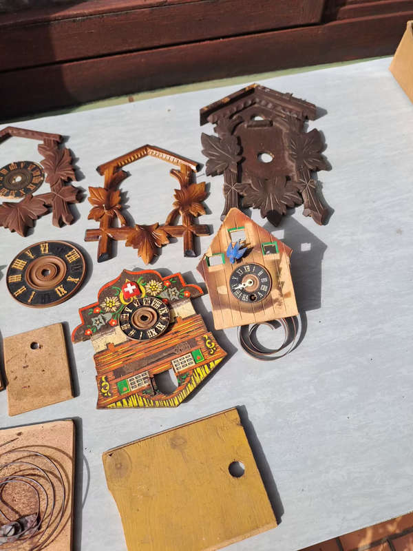 Lot two .  Lot of cuckoo clock parts for spares or repairs
