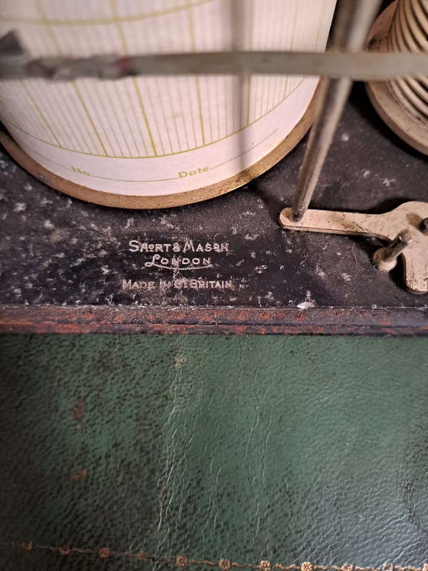 Short & Marsh Britain barograph  working