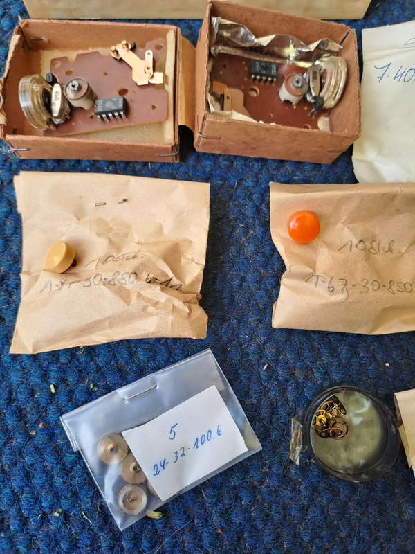 vintage alarm clock spares lot 2