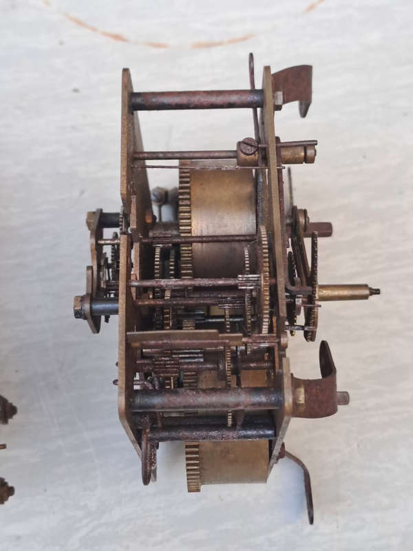 2x clock movements for spares/ repairs