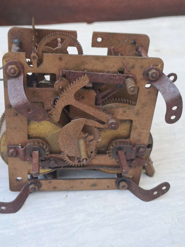 2x clock movements for spares/ repairs