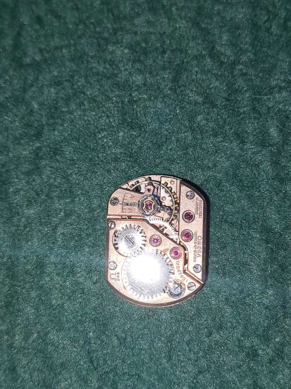 Small ladies omega 244 watch movement