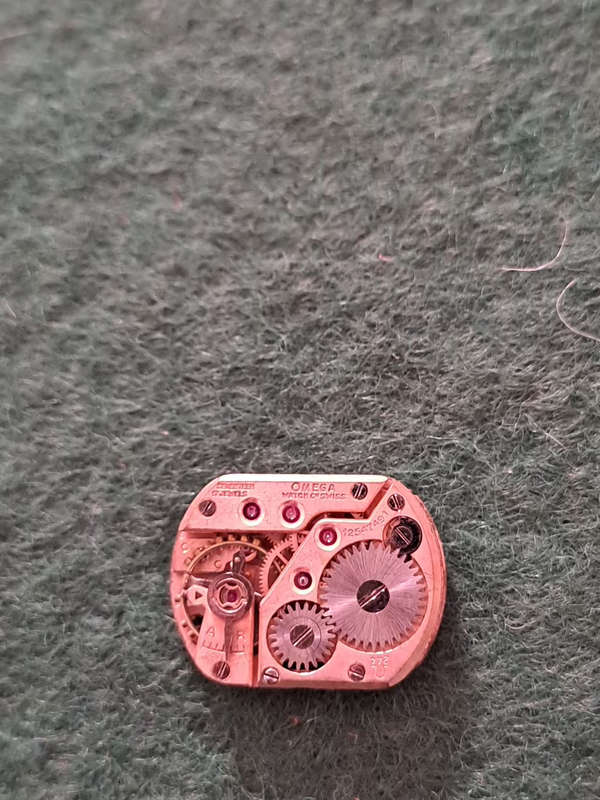 Small ladies omega 244 watch movement