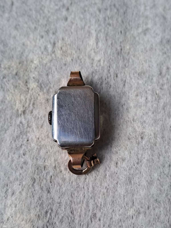 ladies Olma Swiss vintage rose gold plated watch working