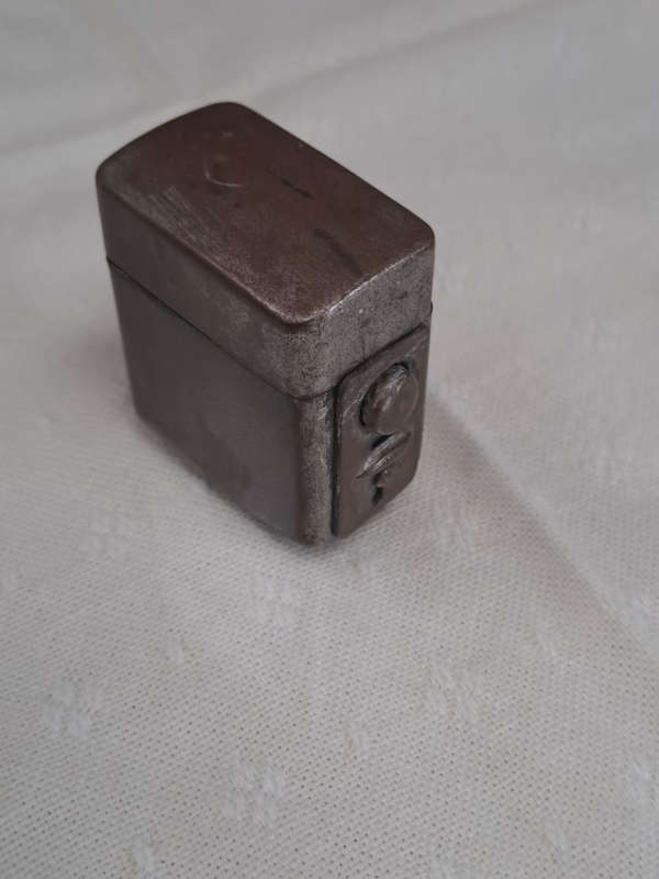 Miniature Antique traveling ink well rare find