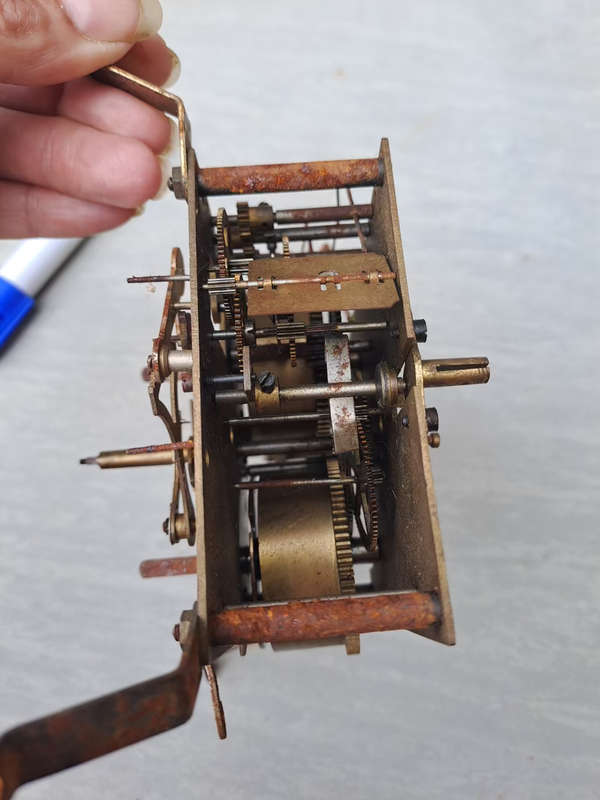 4 gong German clock movement