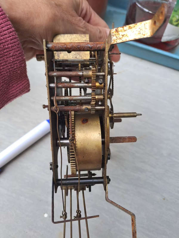 4 gong German clock movement