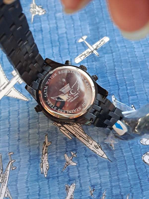 Kotte & Co Blackmatic Chronograph Chronometer watch Alarm Swiss movement