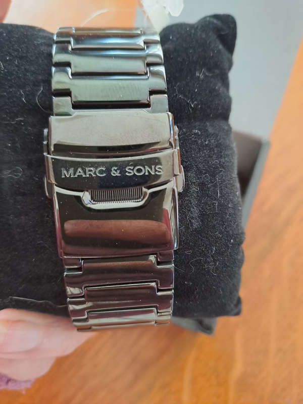 German Marc and Sons Men`s large Tachymeter chronograph  watch nos top Quality
