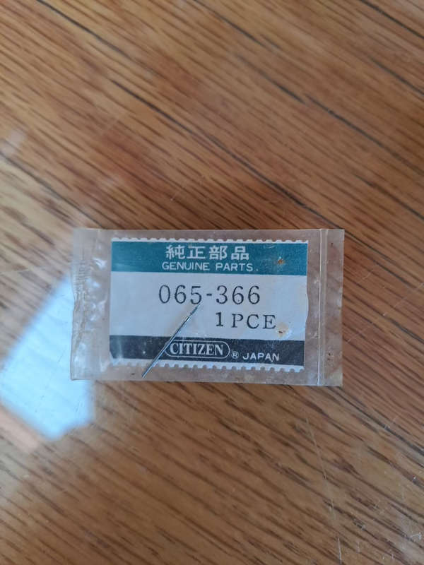 original citizen vintage winding stem part 065-366
