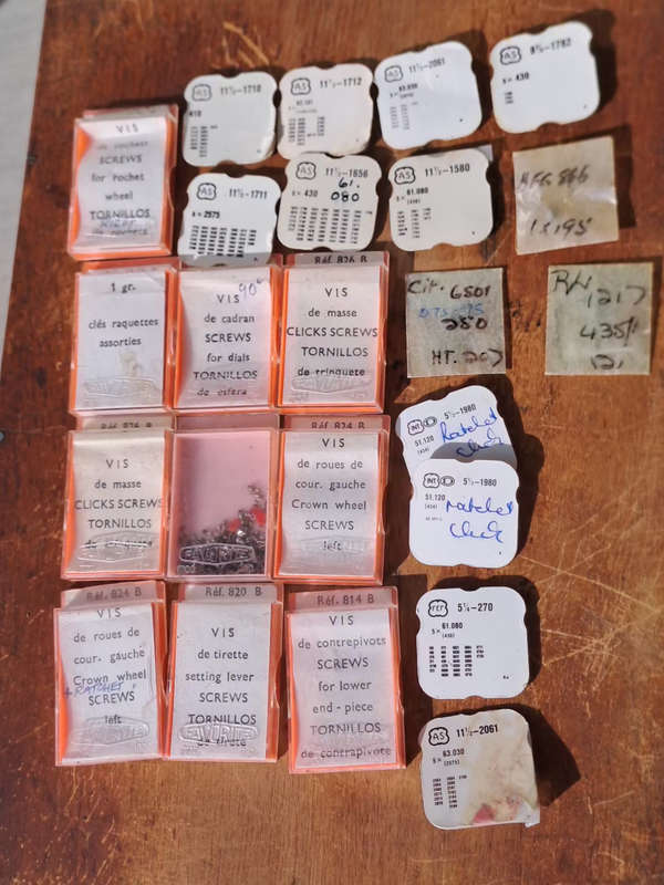 various  fAVORITE SCREW AND AS PARTS