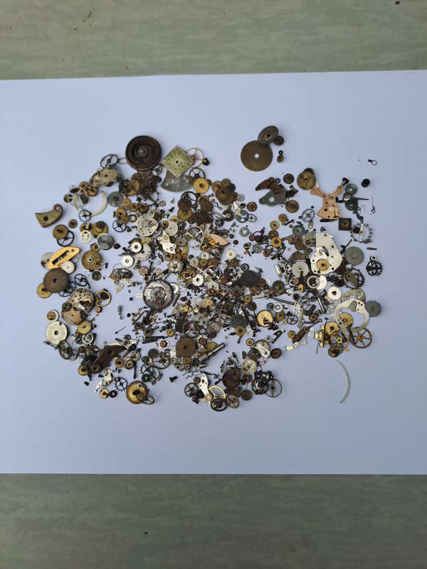 LARGE LOT OF WATCH SPARES FOR THE MORE CREATIVE MIND
